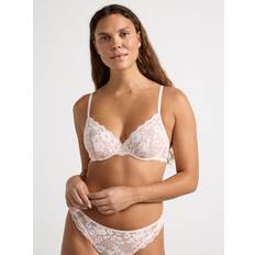 Rosa Kläder Lindex Ovadderad bh med bygel Rosa