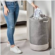 Minky 94L Round Laundry Hamper