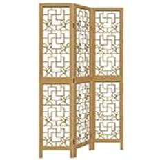 Brown Room Dividers vidaXL 3 Room Divider