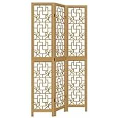 Brown Room Dividers vidaXL 3 Room Divider