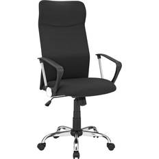 Acciaio sedie da ufficio Songmics OBN034B01 Black Office Chair 120cm