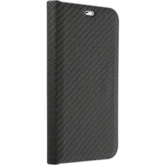 Mobiltillbehör A-One Brand Galaxy S24 Plus Plånboksfodral Luna Carbon Svart TheMobileStore Galaxy S24 Plus tillbehör