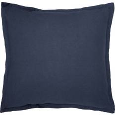 Morris & Co Pillow Cases Morris & Co William Linen Plain Dye Square Pillow Case Blue