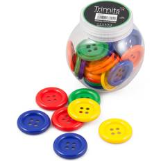 Jumbo Button Jar Red/Blue/Yellow