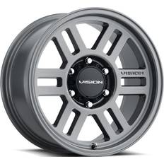 Car Rims Vision Wheel 355 Manx 2 Overland 16x8 6x5.5" +0mm Gunmetal Rim 16"