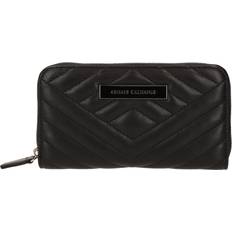 Armani Exchange Women's Margareth, Metal Logo, Zipped Wallet