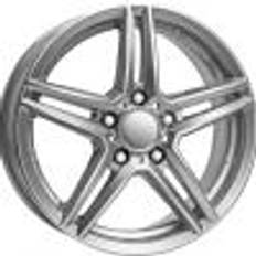 17" - 5/112 - 8" Autofelgen Rial M10 polarsilber 8.0Jx17 5x112 ET48