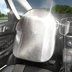 Fundas de volante Walser Parasoles 30308 para Ventanillas De Coche Plata