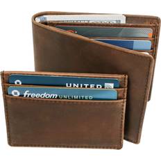 Bene Casa FINE RFID Blocking Wallets For Men with Removable ID Bifold Wallet