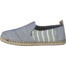 Blå - Herre Loafers Toms Navy Rugged Chambray Chambray, Male, Sko, Flade sko, slip-on, Blå 42,5