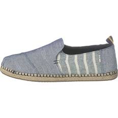 Toms Loafers Toms Navy Rugged Chambray Chambray, Male, Skor, Lågskor, slip-on, Blå 42,5