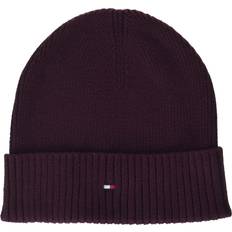 Tommy Hilfiger Beanies Tommy Hilfiger Men's Cotton Beanie, Dark Cabernet