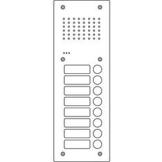 Schneider Electric Doorbells Schneider Electric Klingel Türsprechanlage, Ritto Acero Pur