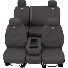 Car Upholstery CoverCraft SSC2512CAGY Carhartt SeatSaver Front Row Custom Fit Seat Select Ford Models Duck Weave Gravel