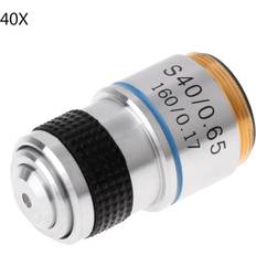Ootdty Ootdty 4x 10x 40x 100x akromatisk objektivlinse mikroskop 185 a5yd