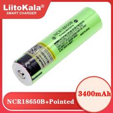 LiitoKala NCR18650B 3.7v 3400mAh Lithium Battery 10pcs