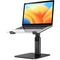Babacom Laptop ständer 8 höhenverstellbar aluminium laptop stand ergonomischer belüfte Schwarz 1.7 Pounds
