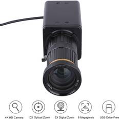 Webbkameror Tomtop Jms Aibecy 4K HD-Kamera, Computerkamera, Webcam, 8 Megapixel, 10-fach optischer Zoom, 60 Grad Weitwinkel