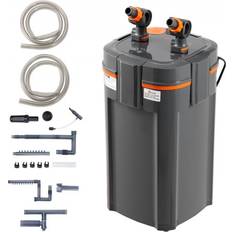 VEVOR Aquarium Filter 20.0 H x 9.45 W x 20.0 D in Black/Orange