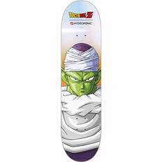 Med griptape Decks Hydroponic x DragonBall Z Piccolo Skateboard Deck Blå Blå/Grøn/Hvid 8"