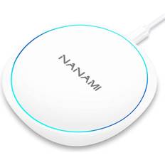 NANAMI Wireless Charger, 10W Wireless Charging Pad for Samsung Galaxy S21/S20/S10/S10 /S10e/S9/S9 /S8/S7, 7.5W Compatible iPhone 12/SE 2/11/Xs