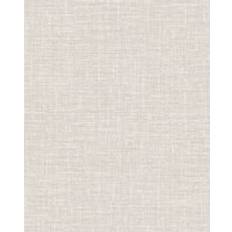 Profhome Fabric look wallpaper wall DE120112-DI hot embossed non-woven wallpaper embossed Ton-sur-ton matt beige cream 5.33 m2 57 ft2 beige