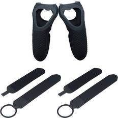 Oculus rift s controller Arvin 3 In1 Touch Controller Grip Skin &amp Beschermende Kooien Voor Oculus Quest/ Oculus Rift S Vr Siliconen Bescherming Accessries 2 in 1 - zwart