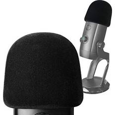 Youshares Flocked Foam Windscreen for Blue Yeti X Mic Cover Pop Filter with Flocking Surface for Blue Yeti X Condenser Microphones by YOUSHARES