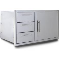 Outdoor Kitchens Blaze 39" Access Door & Triple Drawer Combo BLZ-DDC-R-39-LTSC