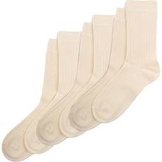 Bamboo strømper pak Off White
