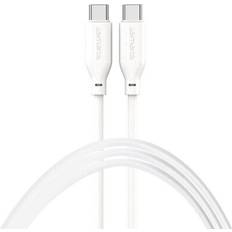 4smarts usb-c usb-c ladekabel datenkabel high flex 60w 1,5m weiß silikon neu