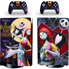 PS5 Standard Disc Console Decal Cover Skin Vinyl The Nightmare Before Christmas - Multicoloured