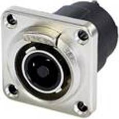 Neutrik NLT4FPXX Högtalar-hankontakt 4 Svart Silver