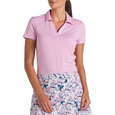 Puma Polo Shirts Puma Women's Cloudspun Piped Polo Pink