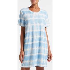 Elastane/Lycra/Spandex - Women Nightgowns Hue Women's Tie Dye Sleepshirt Bella