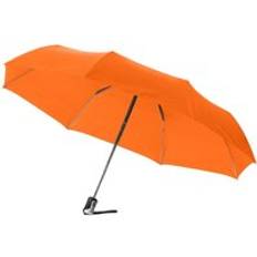 Umbrellas Bullet 21.5in Alex 3-Section Auto Open And Close Umbrella Pack of 2 Orange One Size