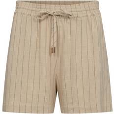 Nümph Kleding Nümph Ayann Shorts - Lichtbeige/Donkergrijs