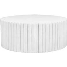 Glasfiber - Vita Soffbord Beliani Fox Creek 117 cm Rund Soffbord