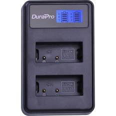 DuraPro DuraPro 1180mAh LP-E17 LPE17 LP E17 batterie LCD USB double chargeur pour Canon EOS rebelle T6i 750D T6s 760D M3 8000D Kiss X8i seul chargeur