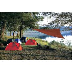Garden & Outdoor Environment Gan Eden Ready-to-Hang Polyethylene Walnut Triangle Shade Sail Canopy