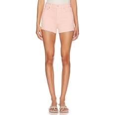 Denim Shorts - Pink Mother Short Short Fray in Pink. 23, 24, 26, 27, 28, 29, 30