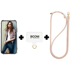 Boom of Sweden Boom Google Pixel 4a Skal med Halsband Rosa TheMobileStore Necklace Case
