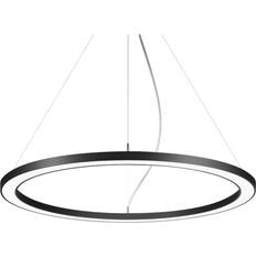 Brumberg Biro Circle Ring Black Pendant Lamp 45cm