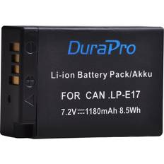 DuraPro DuraPro 1180mAh LP-E17 LPE17 LP E17 batterie LCD USB double chargeur pour Canon EOS rebelle T6i 750D T6s 760D M3 8000D Kiss X8i 1 la batterie