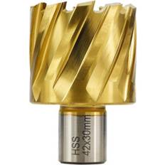 Power Tool Accessories Greenzech 20mm HSS Hollow 12-42mm Cutting Diameter Titanium Coated Core Drill Bit For Metal Cutting Weldon Shank Magnetic