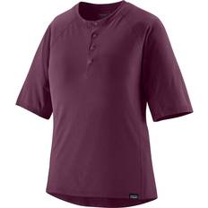 Patagonia Women T-shirts & Tank Tops Patagonia Women's CapileneR Cool Trail Bike Henley Night Plum