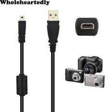 Black 4.9 ft 59 Inch 1.5M 8 Pin USB Data Cable