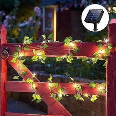 Garden & Outdoor Environment HKHBJS Solar Maple Leaf Lights Waterproof Garden Decoration-5m 50led