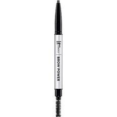 IT Cosmetics Brow Power, Universal Taupe Universal Eyebrow Pencil Mimics the Look of Real Hair Budge-Pro