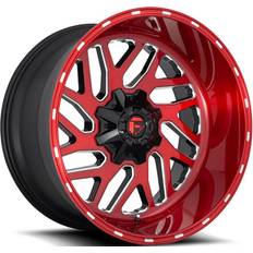 16" - Red Car Rims Fuel Milled Red Triton Wheel D69124201747